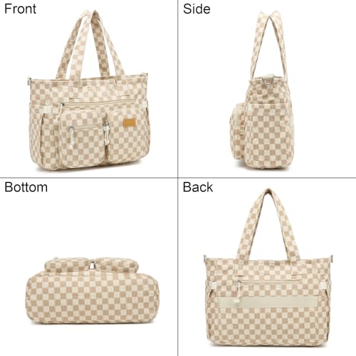Image of ToLFE Women Top Handle Satchel Handbags Shoulder Bag Messenger Tote Bag Purse Crossbody Bag Travel Work Tote Bag