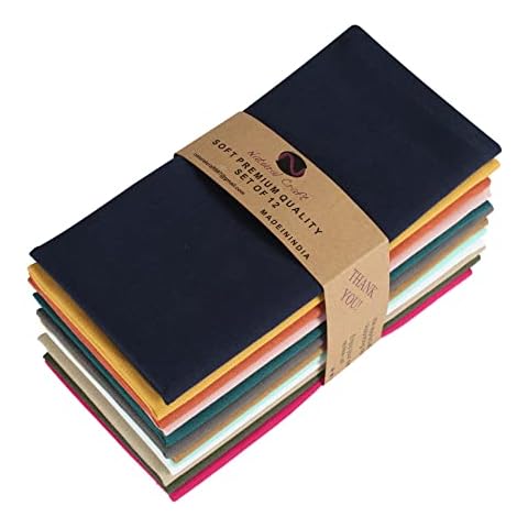 Multicolour Cotton Linen Napkin Set Cover