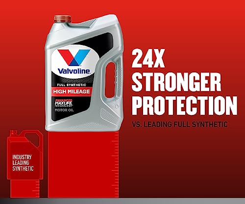 Valvoline Full Synthetic High Mileage Motor Oil, SAE 0W-20 - 1 Qt; 852400