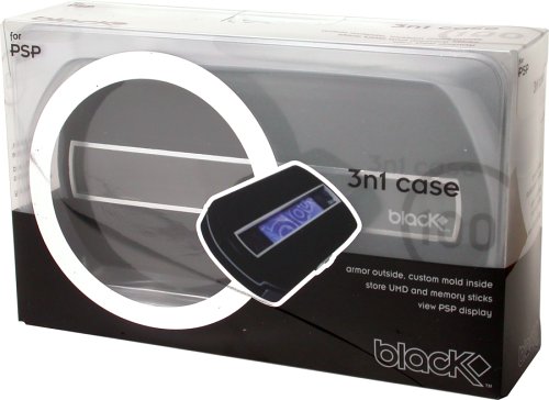 PSP 3 in 1 Carrying Case Black