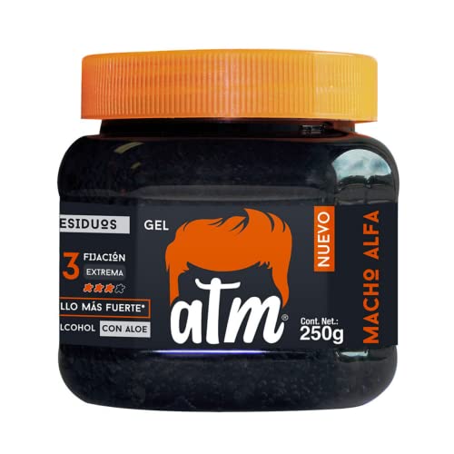 Fijadores Y Modeladores, Compra de libro digital Gel Fijador de Cabello - ATM - Macho Alfa - 250 g - Con Aloe Vera
