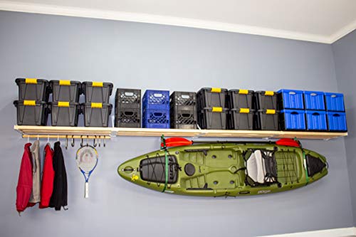 DIY RhinoMini Universal Shelf Kits for Garages & Other Applications (16\' Length; 20\" Width)