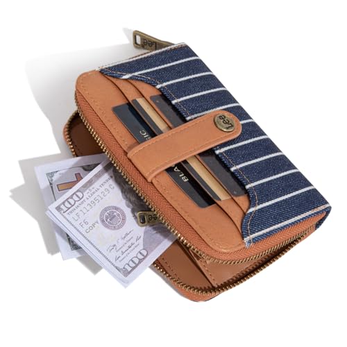 Montana West x Lee Credit Card Holder Wallet for Women Small Credit Card Case with RFID Blocking Zipper Coin Pouch Compact & Easy to Carry4