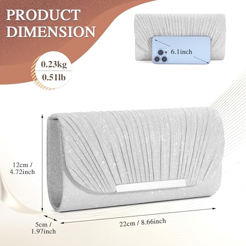 Image of UBAYMAX Evening Bag Clutch Purses for Women Lady Girl Handbags Crossbody Bag Wedding Bag for Prom Party Wedding Engagement | Wedding Bag