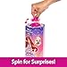 Mattel Disney Princess Ariel Fashion Doll Set, Spin & Reveal with 11 Surprises Including 5 Accessories, 5 Stickers & Play Scene, Inspired by Movie
