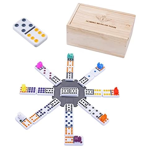 Engelhart - Domino Mexican Train/Zug -Premium- Qualität Cover