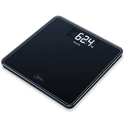 Beurer GS 400 Bilancia Vetro, 200 kg, Nero