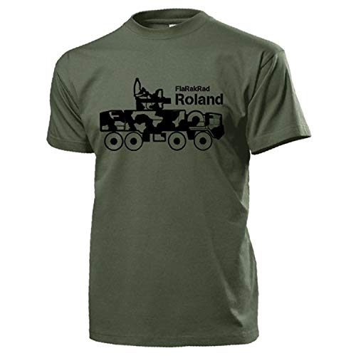 T-shirt FlaRakRad Roland fini les motifs fragiles vêtement vert S