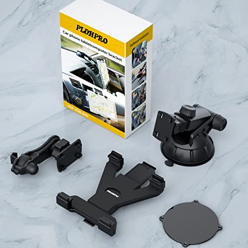 Pldhpro Tablet Holder For Car Mount,3-In-1 Car Air Vent,Dashboard Windshield Mount,360° Rotation Adjustable For Ipad Air/Mini, Nintendo Switch,Samsung,Tablets 6"- 10.5",Tpu Suction Sticky Gel #TOP6