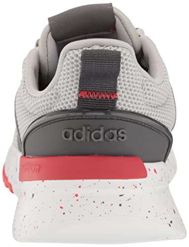 adidas Tênis de corrida unissex infantil Racer TR21, Cinza/ferro metálico/cinza, 5 Big Kid