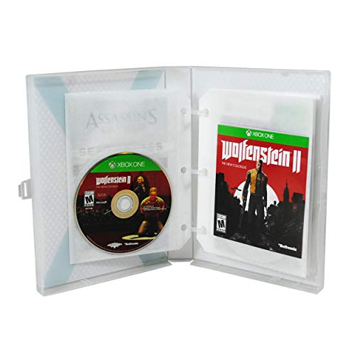UniKeep Disc Storage Case Printed With Xbox Styled Theme - Holds Game Discs (Small)