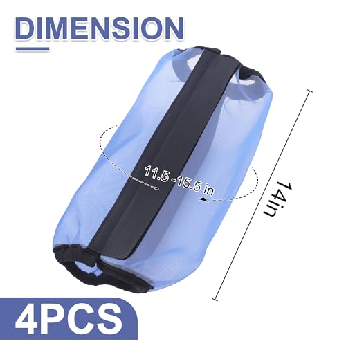 image for Gallopoff Horse Fly Boots Set of 4, Ultra Lightweight Breathable Mesh 