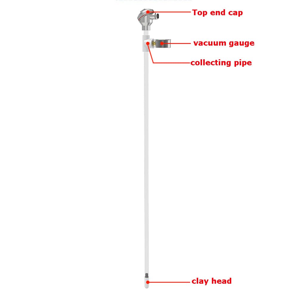 Sensor de Tensiómetro de Vacío de Humedad del Suelo, Detección de Humedad del Suelo para Cultivo de Flores, Guía de Monitoreo de Riego de Tierras(30cm)
