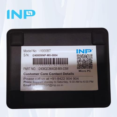 Image of INP X Series | Celeron N4120 | Quad Core Processor Upto 2.6 Ghz | 8GB RAM | 64GB SSD | 4 x USB Ports | HDMI Port | WiFi + Bluetooth | 1Gbps LAN | DOS