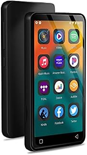 MP3 Player with Bluetooth and WiFi, 4" Full Touch Screen MP4 MP3 Player with Spotify, Android Streaming Music Player with Pandora, Portable HiFi Walkman Digital Audio Player with Speaker (Black)