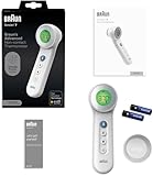 Braun Sensian 7 Forehead non-contact thermometer - Age Precision Technology - 3-in-1 Colour-Coded Digital Display - Baby and Child Friendly - BNT400B - Image 6