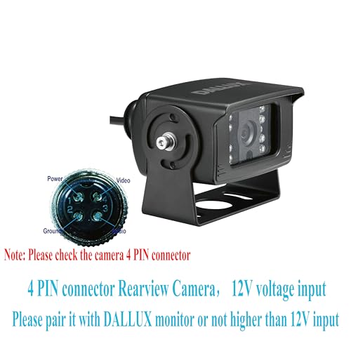 Dallux Truck Backup Camera With Parking Line Switch On/Off For Bus/Travel Trailer/Van/Fifth Wheel/Rv Camper thumb #3
