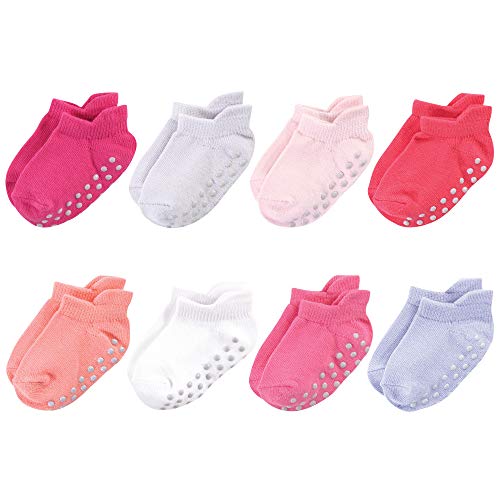 Image of Touched by Nature Unisex Baby Organic Cotton Socks with Non-Skid Gripper for Fall Resistance
