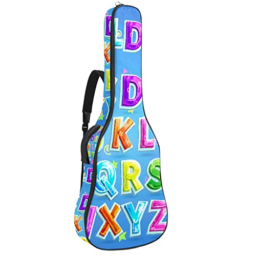 Housse imperméable pour guitare acoustique avec double bandoulière et boussole dorée, Multicolor 04, 42.9×16.9×4.7 in… - Les Beatles, Paul McCartney, John Lennon, RIngo Starr, George Harrison Housse imperméable pour guitare acoustique avec double bandoulière et boussole dorée, Multicolor 04, 42.9x16.9x4.7 in…