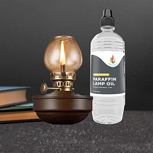Liquid Paraffin Lamp Oil - Half-Liter (500Ml) - Smokeless, Odorless, Ultra Clean Burning Fuel For Indoor And Outdoor Use (Clear) #TOP3