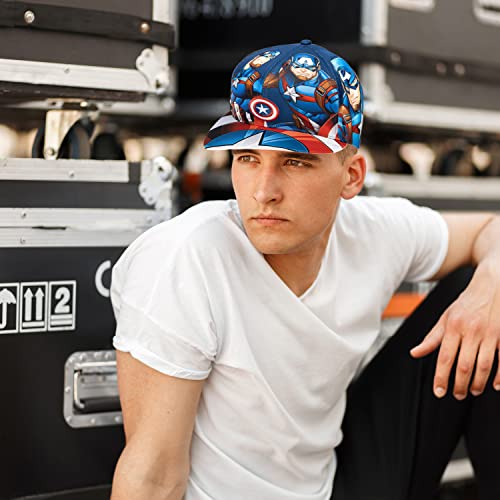 Marvel Avengers Baseball Cap, One Size Baseball hat for Men, Comfortable Hat, Avengers Gift for Men, Mens Merchandise