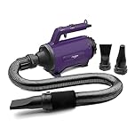 shernbao Dog Dryer High Velocity Professional Dog/Pet Grooming Force Hair Dryer/Blower (SMD-06P) (Purple)