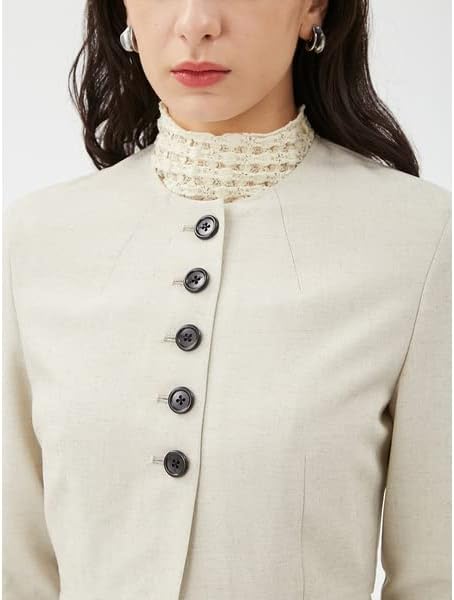 Amazon | [フレイ アイディー] ダブルクロスクロップドジャケット