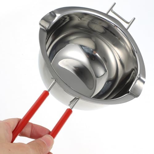 Stainless Steel Chocolate Melting Bowl with Mixing Spoon - 3
