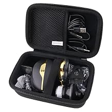 Hard EVA Carrying Case Compatible with for Skull Shaver Electric Pitbull Pro Razor, Mens 5-in-1 Electric Head Shaver Storage Case Big