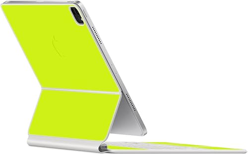 Vista 94 de SopiGuard Skin for 2021 Magic Keyboard Case 12.9 - Adhesivo de vinilo de precisión de borde a borde superior, teclado y panel trasero (gris carbono)