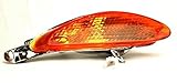 Blinker komplett aus orangem Blinkerglas (aus Kunststoff)