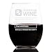 Prescription 21 oz Stemless Wine Glass, Gifts For Women - Unique Birthday Gift For Her - Humorous Present Idea For a Mom, Wife, Girlfriend, Sister, Friend, Coworker or Daughter