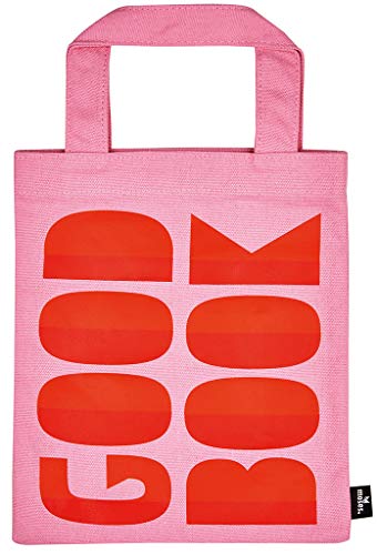 moses. libri_x Good Book Boekentas, draagtas van 100% katoen, voor boekenliefhebbers sporttas, 24 cm, roze