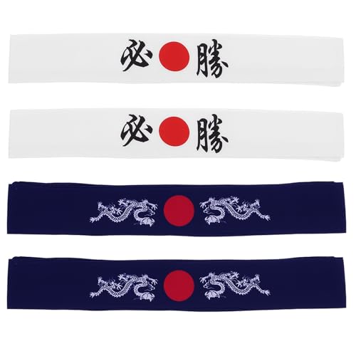 Pañuelos japoneses de samurái para disfraces orientales y fiestas temáticas