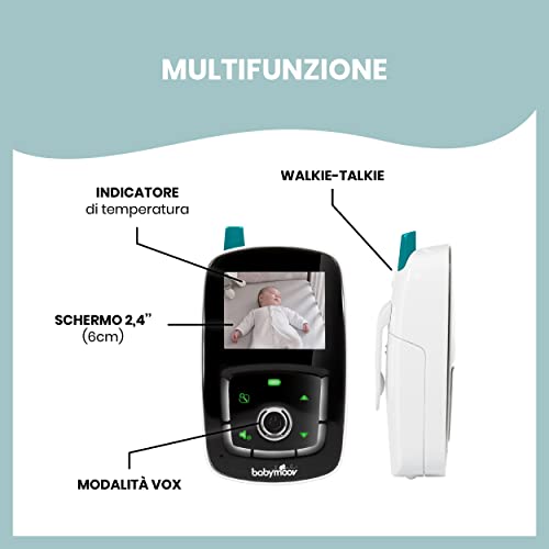 Babymoov A014422 YOO Care Babyphone Video, 700 g