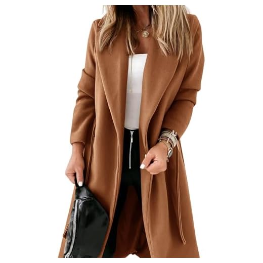 17+ Fall Outfit Ideas for Women That Always Look Stylish Brown wool trench coat