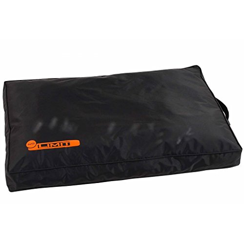 Coussin No-Limit en Teflon noir 1 m x 65 cm x 8 cm