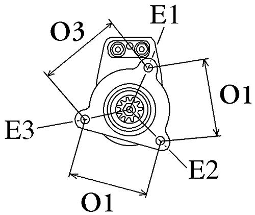 Cargo 110647 - Motorino di avviamento Johnson &