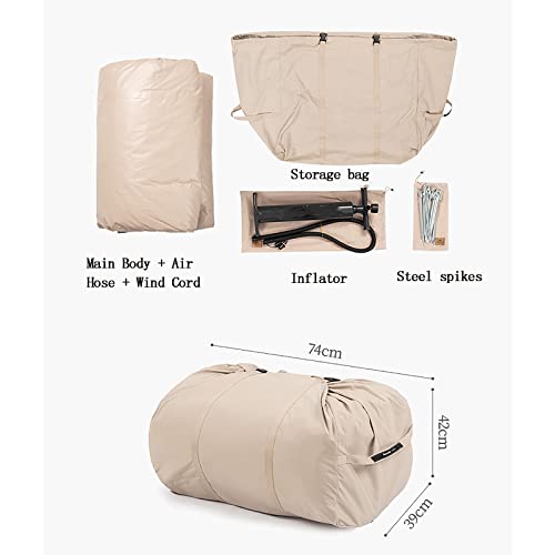 Carpa de algodón para camping familiar impermeable y resistente al viento miniatura 7