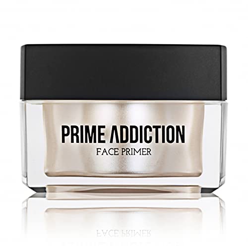 Frankie Rose Cosmetics Prime Addiction Face Primer – Perfect for Dry, Sensitive, Combination, Normal & Oily Skin – Moisturizing, Nourishing & Colorless Makeup Primer - 1.05 oz. (30 grams)