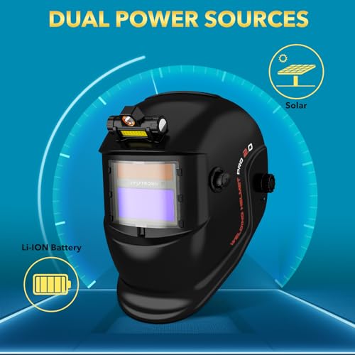 Trqwh TRQ-2233FF-HB Welding Helmet With Light True Color Auto Darkening Welding Helmets thumb #6