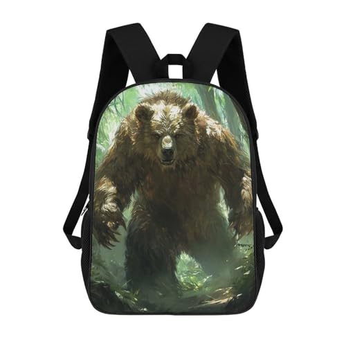 Sac à dos de voyage grizzly bear pour escapades et école