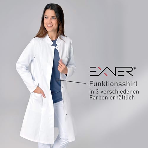 Manteau de travail médical Exner blanc taille S à poches pratiques - 5