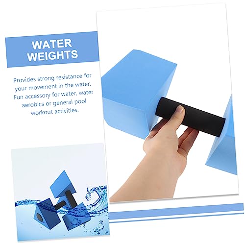 Toyvian 2 piezas Mancuernas de Agua EVA para Ejercicio Acuático miniatura 3