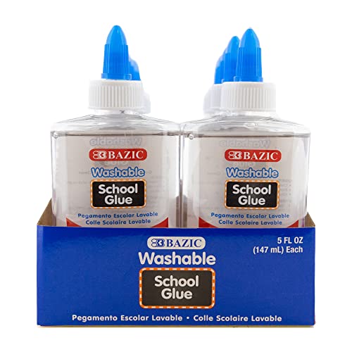 Washable clear school glue 5 oz (147 ml) 48-pack