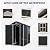Shaical 6x4 FT Outdoor Storage Shed with Floor Included, Resin Storage Shed with Window and Vents, Lockable Door Waterproof Plastic Sheds for Garden, Patio, Backyard, Yard, Lawn, Black
