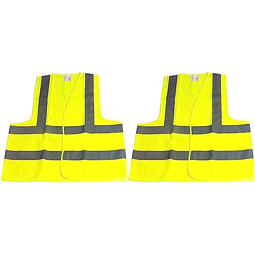 AA High Visibility Vest for safety and emergencies - Yellow (Pack of 2)