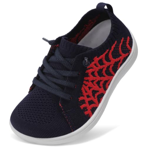 Image of JOINFREE Toddler Shoes Girls Boys Wide Barefoot Shoes Minimalist Walking Sneakers Zero Drop Slip on Tennis Shoe Breathable Naturally Flexible