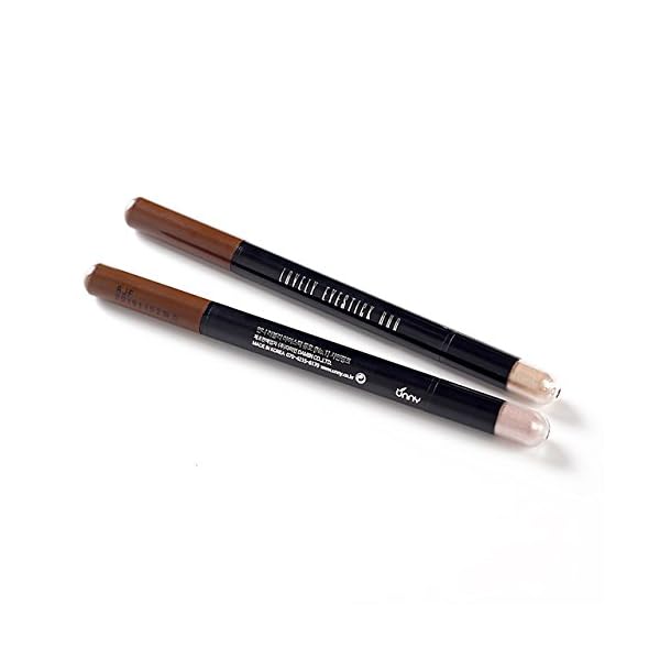 Under Eye Stick with Shadow Liner Pencil and Shimmer Eyeshadow for Brighter & Bigger Eyes in Twinkle Beige No.2
