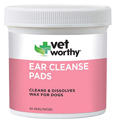 Vet Worthy Ear Cleaning Pads for Dogs (90 Count)